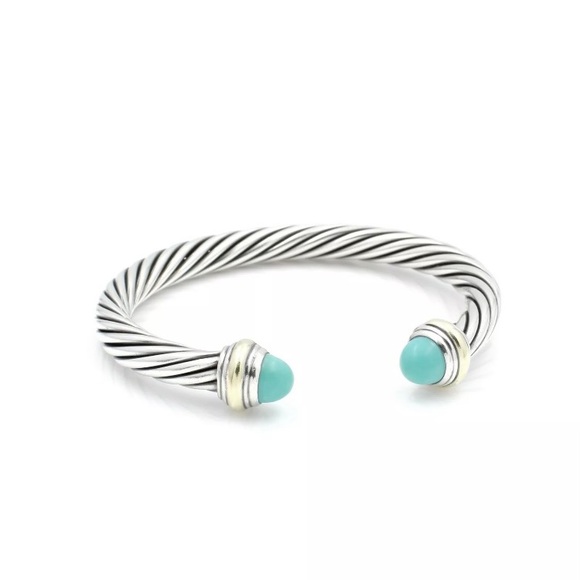 David Yurman 7mm Turquoise Bracelet - Picture 6 of 14